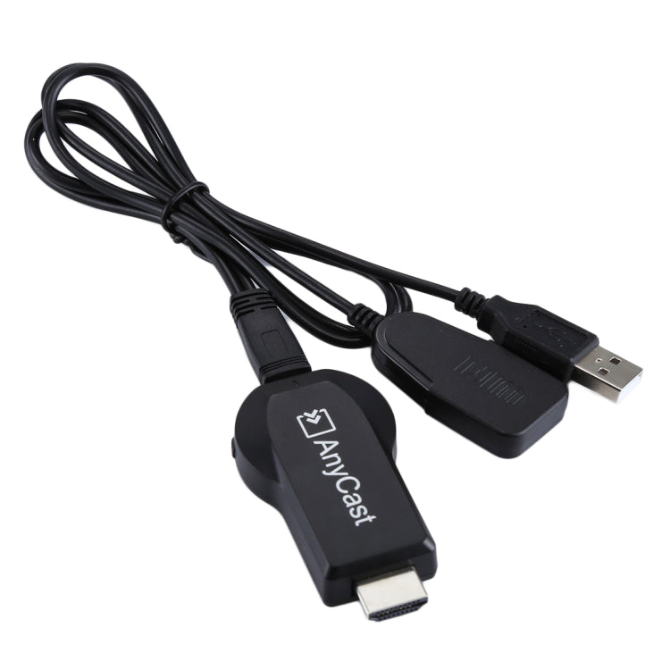 M2 Plus Wireless WiFi Display Dongle Receiver Airplay Miracast DLNA 1080P HDMI TV Stick for iPhone, Samsung, and other Android Smartphones(Black)