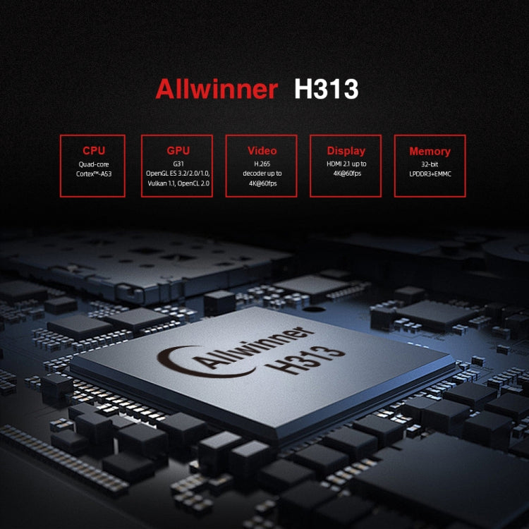 X96 S400 Android 10.0 Mini TV Stick, Allwinner H313 Quad Core ARM Cortex A53, 1GB + 8GB, Support WiFi, HDMI, TF Card, USB, 1GB+8GB