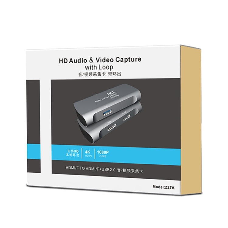 Z27A HDMI Female to HDMI Female USB Video Audio Capture Box
