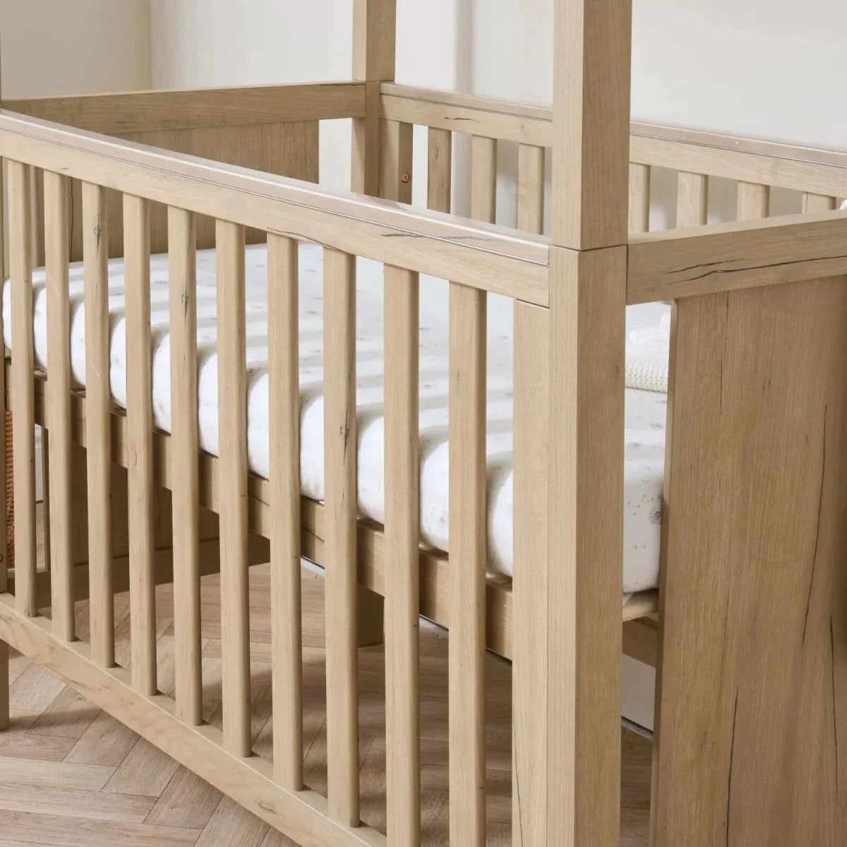 Tutti Bambini Casa 3-in-1 Cot Bed 120x60cm - Harvest Oak