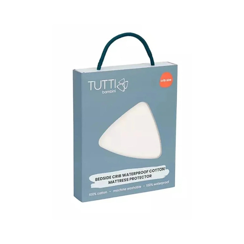 Tutti Bambini Bedside Crib Waterproof Cotton Mattress Protector