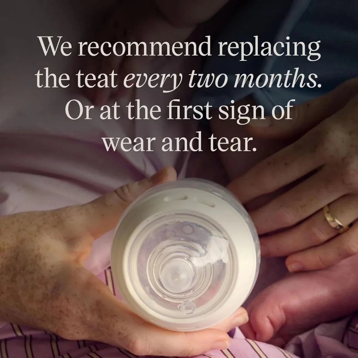 Tommee Tippee Natural Start Baby Bottle Fast Flow Teats 6+ months Pack of 2