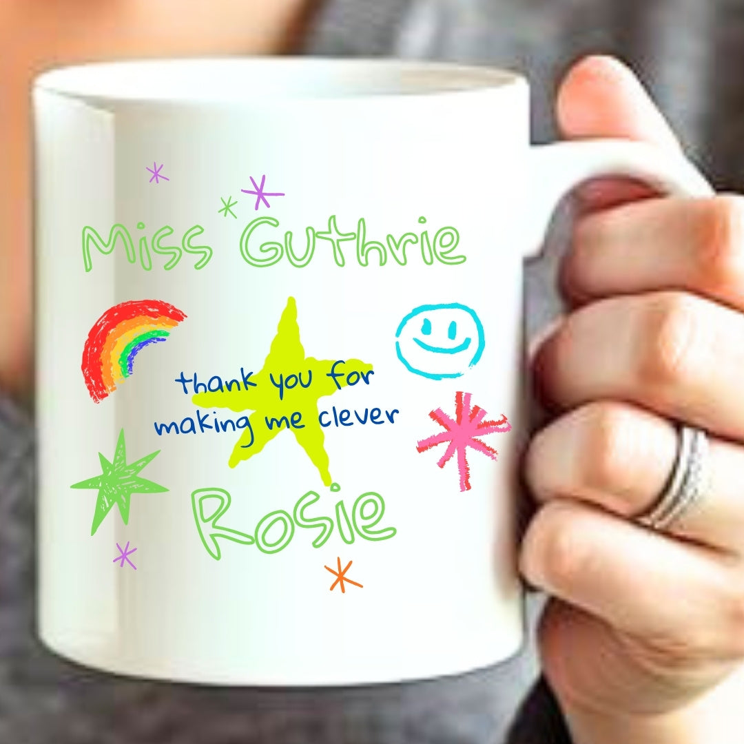 Personalised Teachers are Superheros Mug Gift