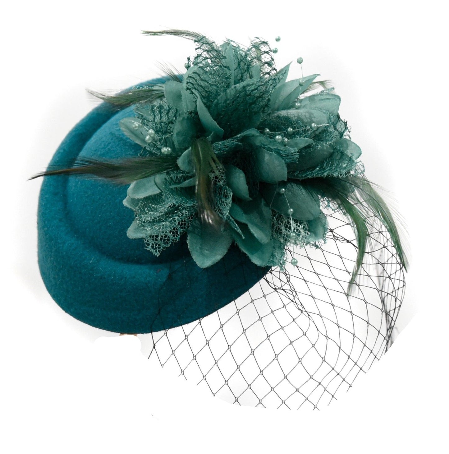 The Pill Box Flower with Veil