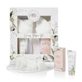 The Kind Edit Co. Spa Botanique Luxury Slipper Gift Set 110ml Body Wash + 100g Bath Crystals + 1 Pair Slippers