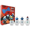 The Smurfs Blue Style Gift Set 4 x 50ml EDT Spray - Papa + Clumsy + Smurfette + Brainy