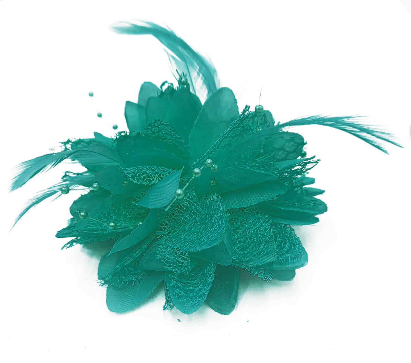 Classic Flower Fascinator - Clip, Band Pin Corsage