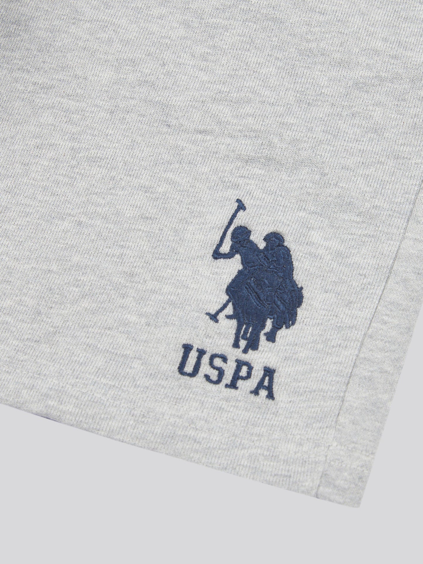 Boys Player 3 Sweat Short in Mid Grey Marl