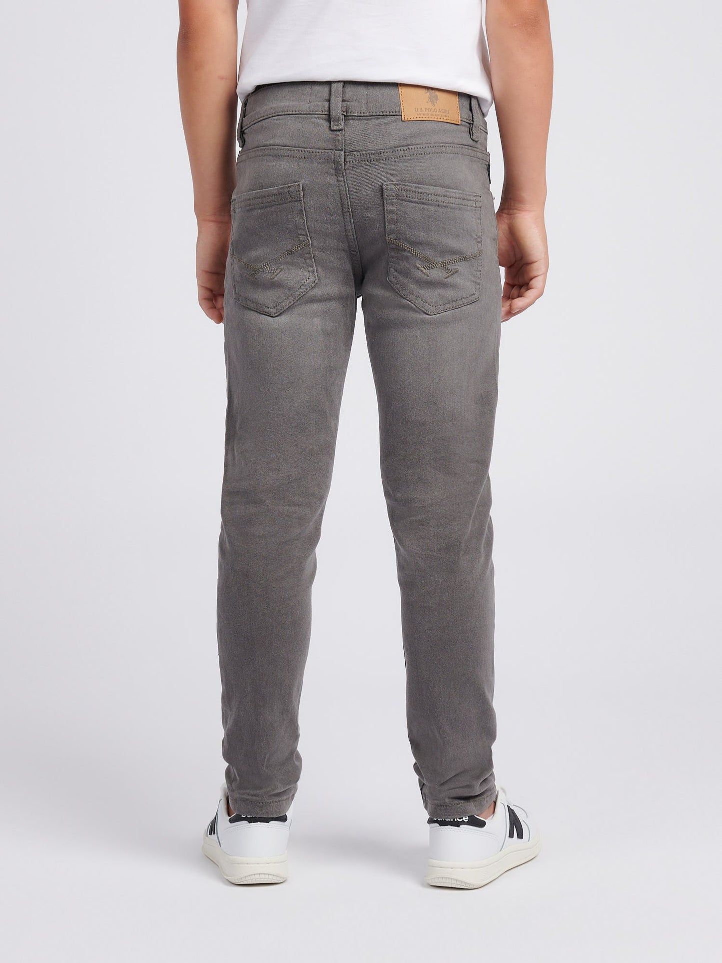 Boys Classic Fit Jean in Grey Wash