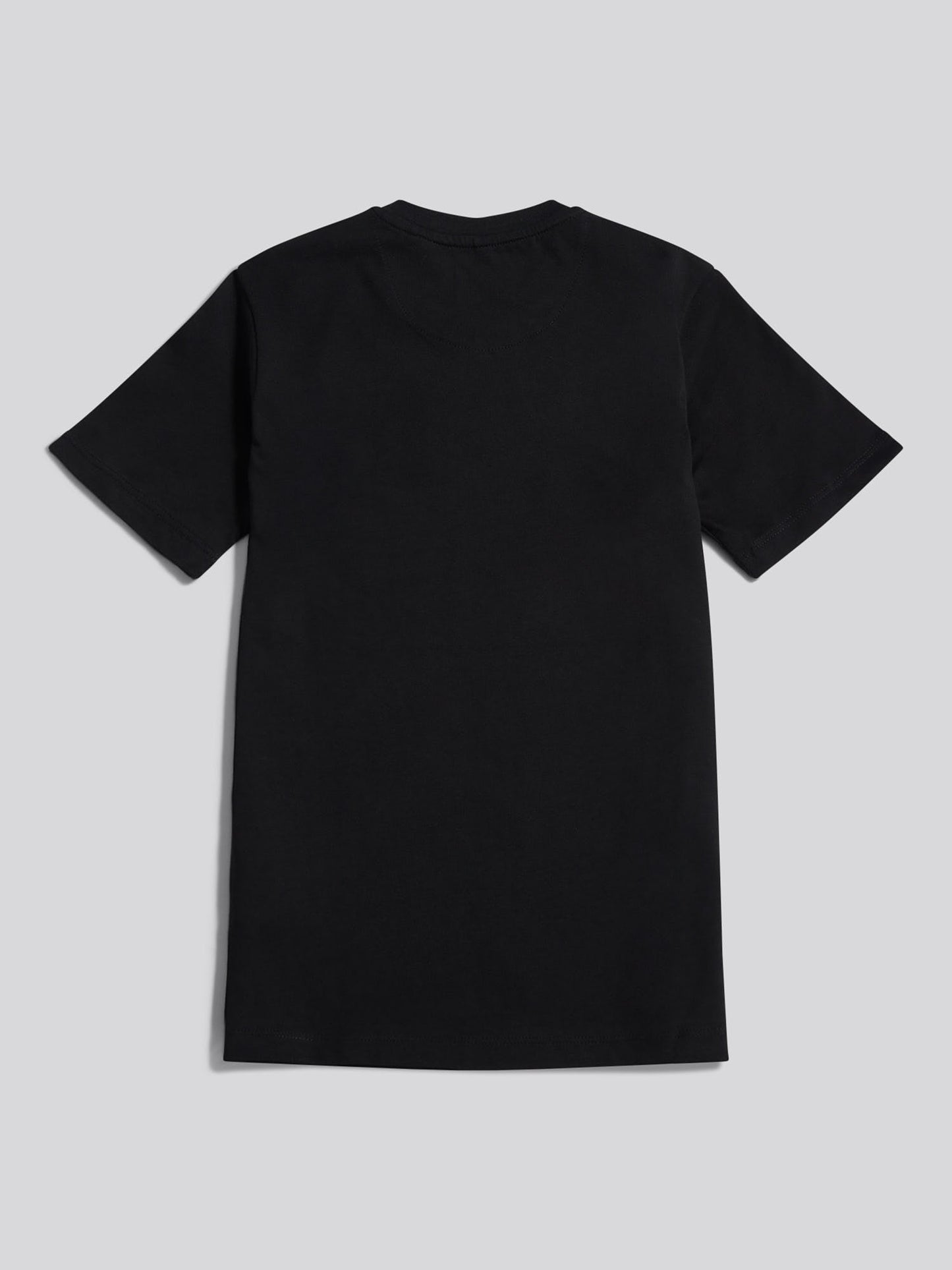 Boys Double Horsemen Graphic T-Shirt in Black
