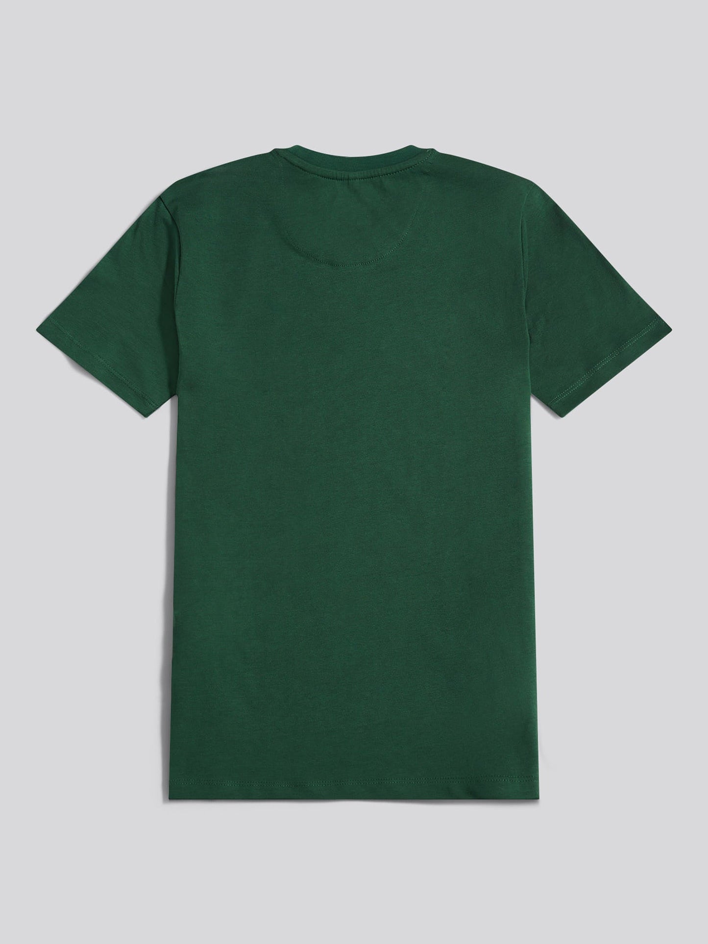 Boys Double Horsemen Graphic T-Shirt in Pineneedle