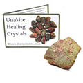 Unakite Rough Crystal & Guide Pack