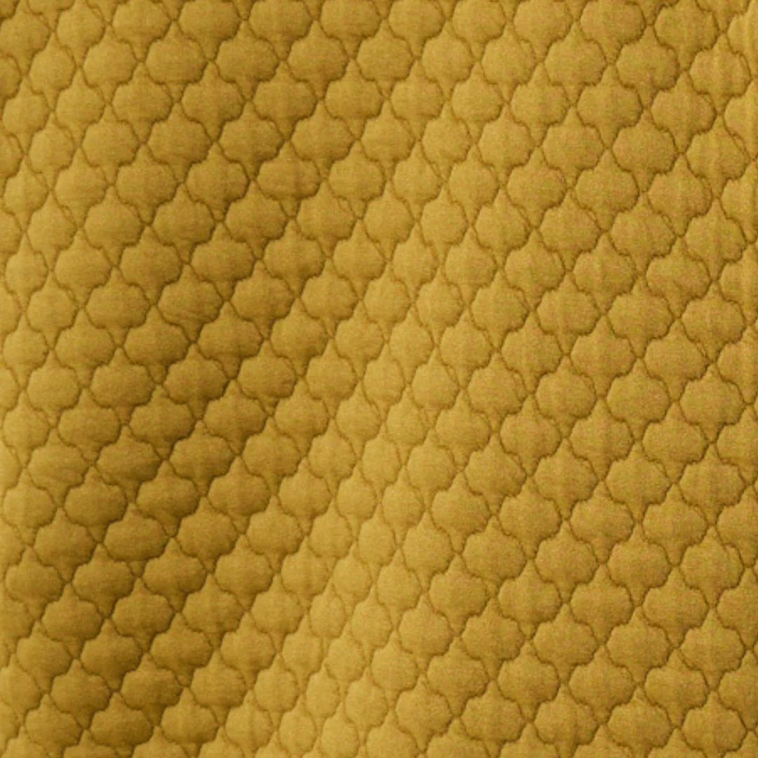 Jan Tile Quilted Sweatshirt - Dark Mustard
