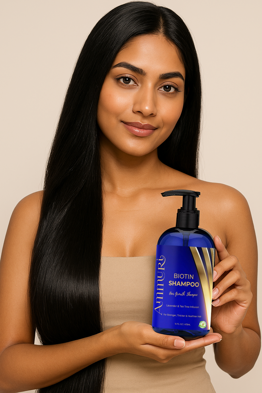 Ammuri Biotin & Caffeine Shampoo — Set of 2 x 473ml | Fuller-Looking Hair