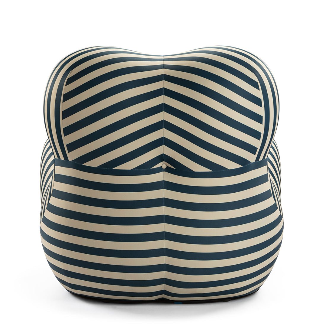 Up50 Armchair With A Ball Stool, Blue&Red