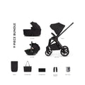 Venicci Claro 2 3-in-1 9 piece Comfort Bundle - Beige/Noir