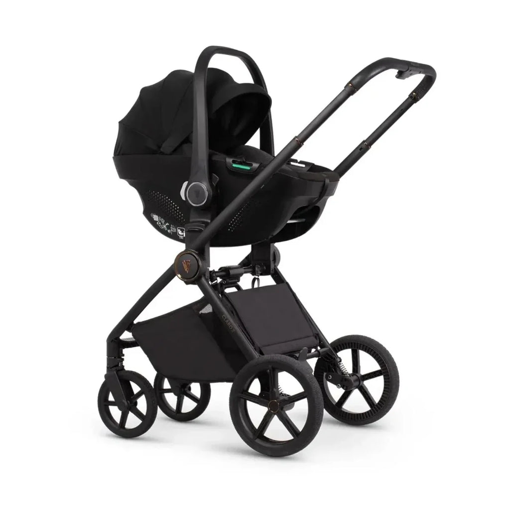 Venicci Claro 2 3-in-1 9 piece Comfort Bundle - Black/Fog