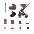 Venicci Tila 3-in-1 12 piece Comfort Bundle - Beige/Noce