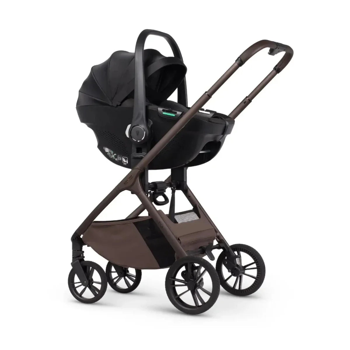 Venicci Tila 3-in-1 12 piece Comfort Bundle - Black/Noce