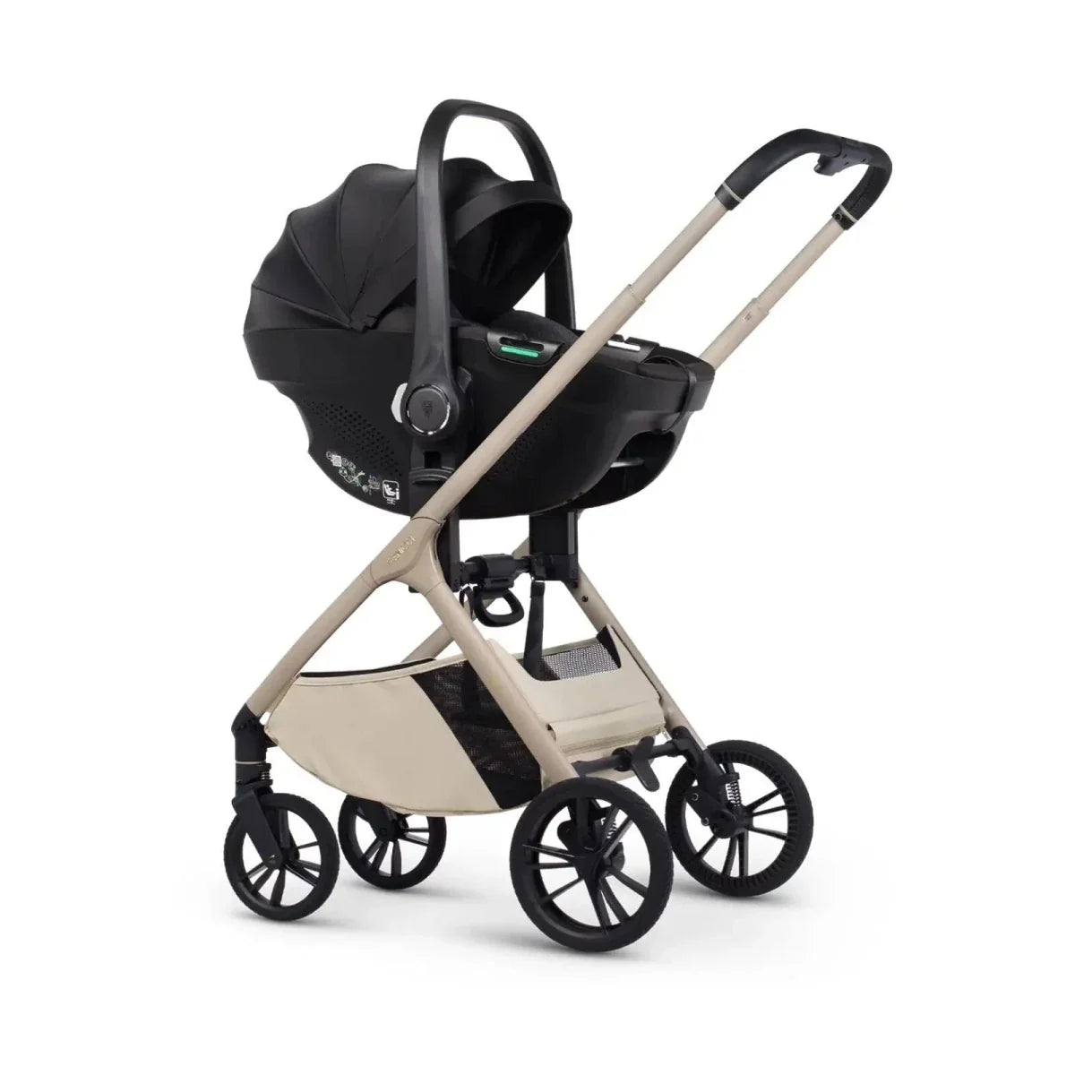 Venicci Tila 3-in-1 12 piece Comfort Bundle - Black/Sabbia