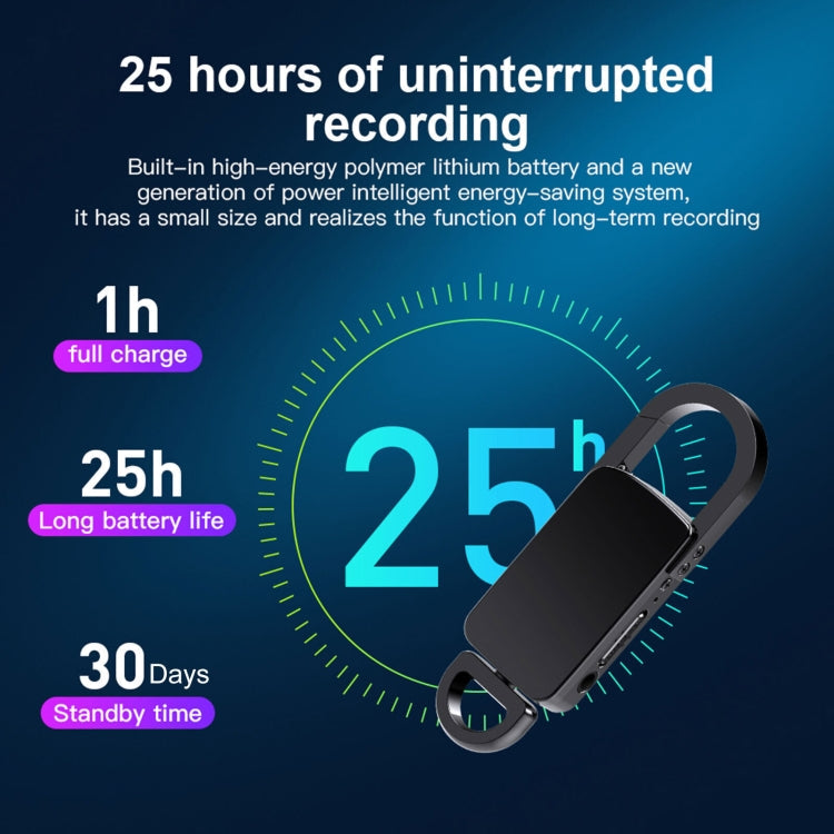 S20 16GB Keychain HD Noise Reduction Portable Recording Pen