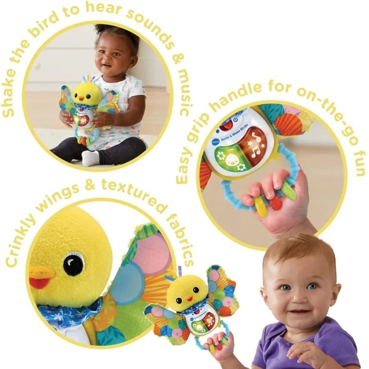 VTech Birdie Baby Rattle & Shake