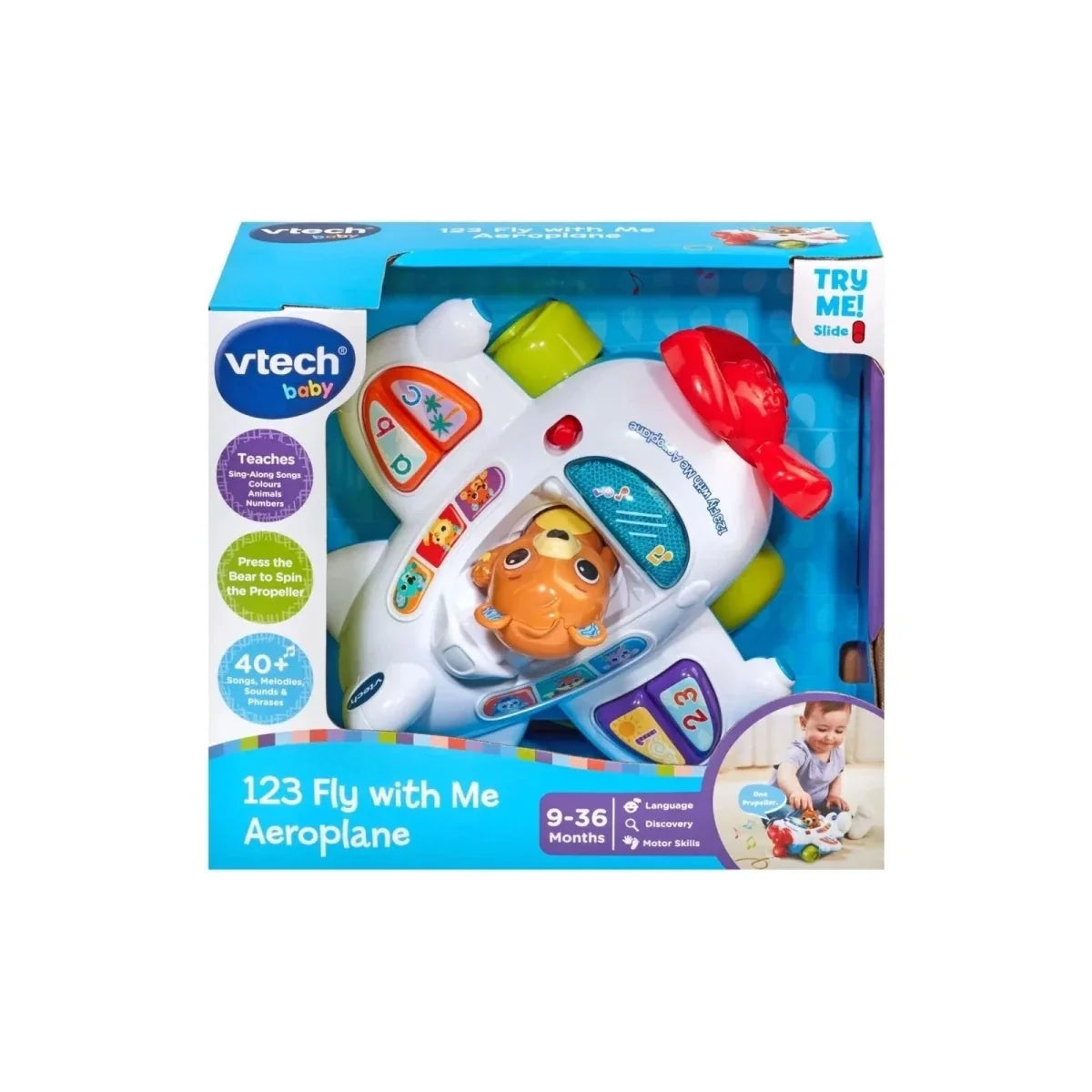VTech 123 Fly with Me Aeroplane