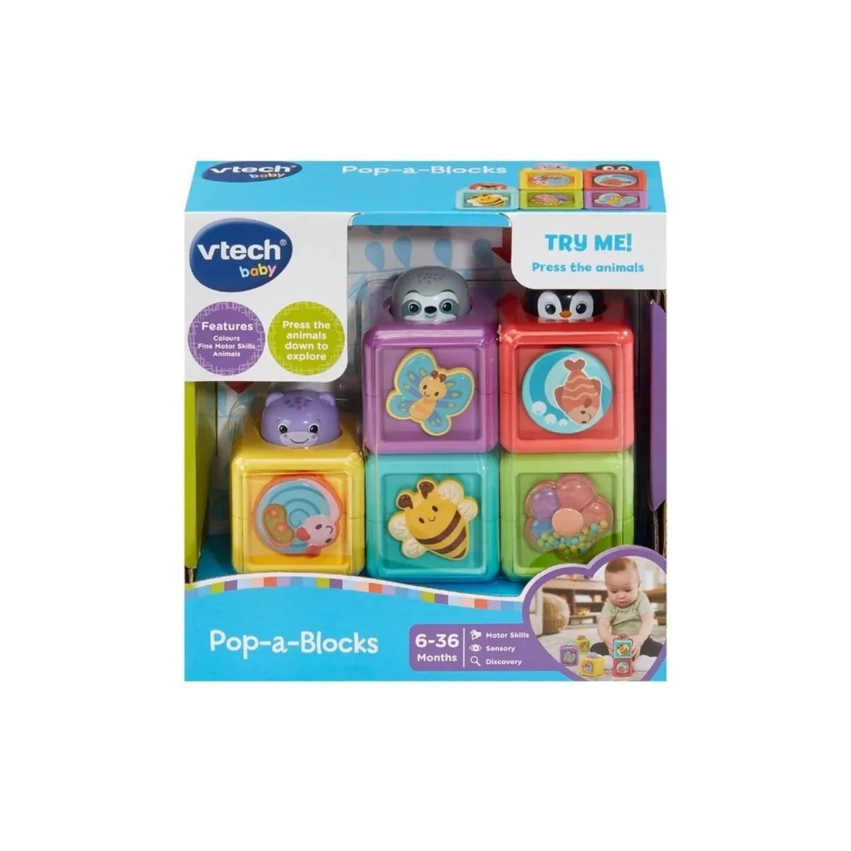 VTech Pop-a-Blocks Baby Activity Set
