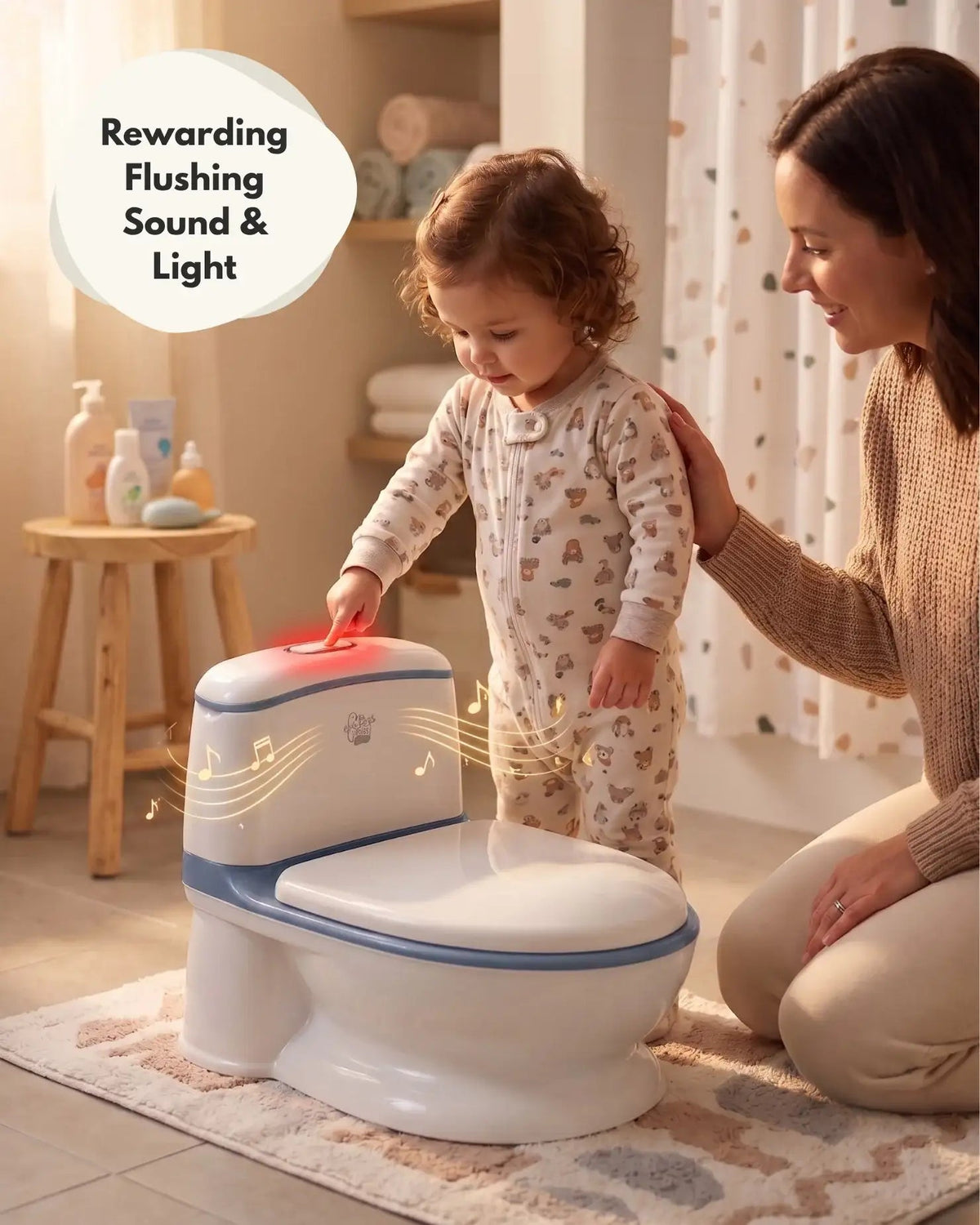 Pote Pals My First WC Potty - Blue