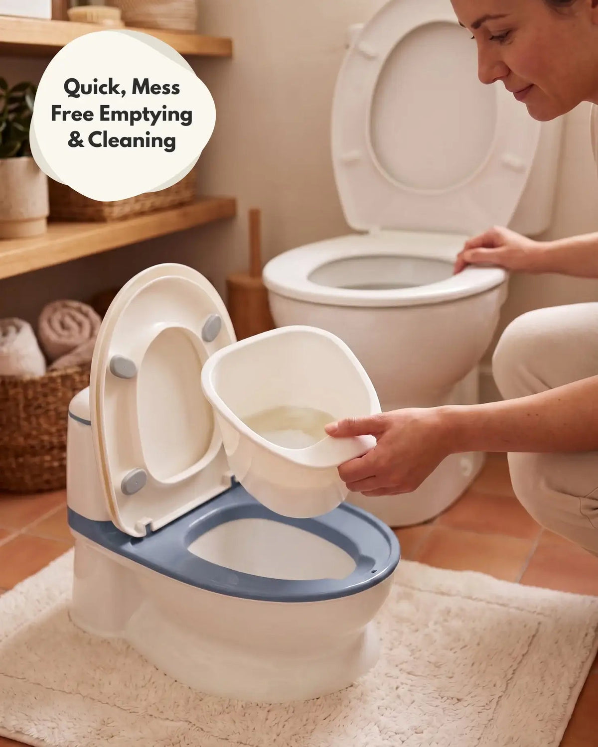 Pote Pals My First WC Potty - Blue