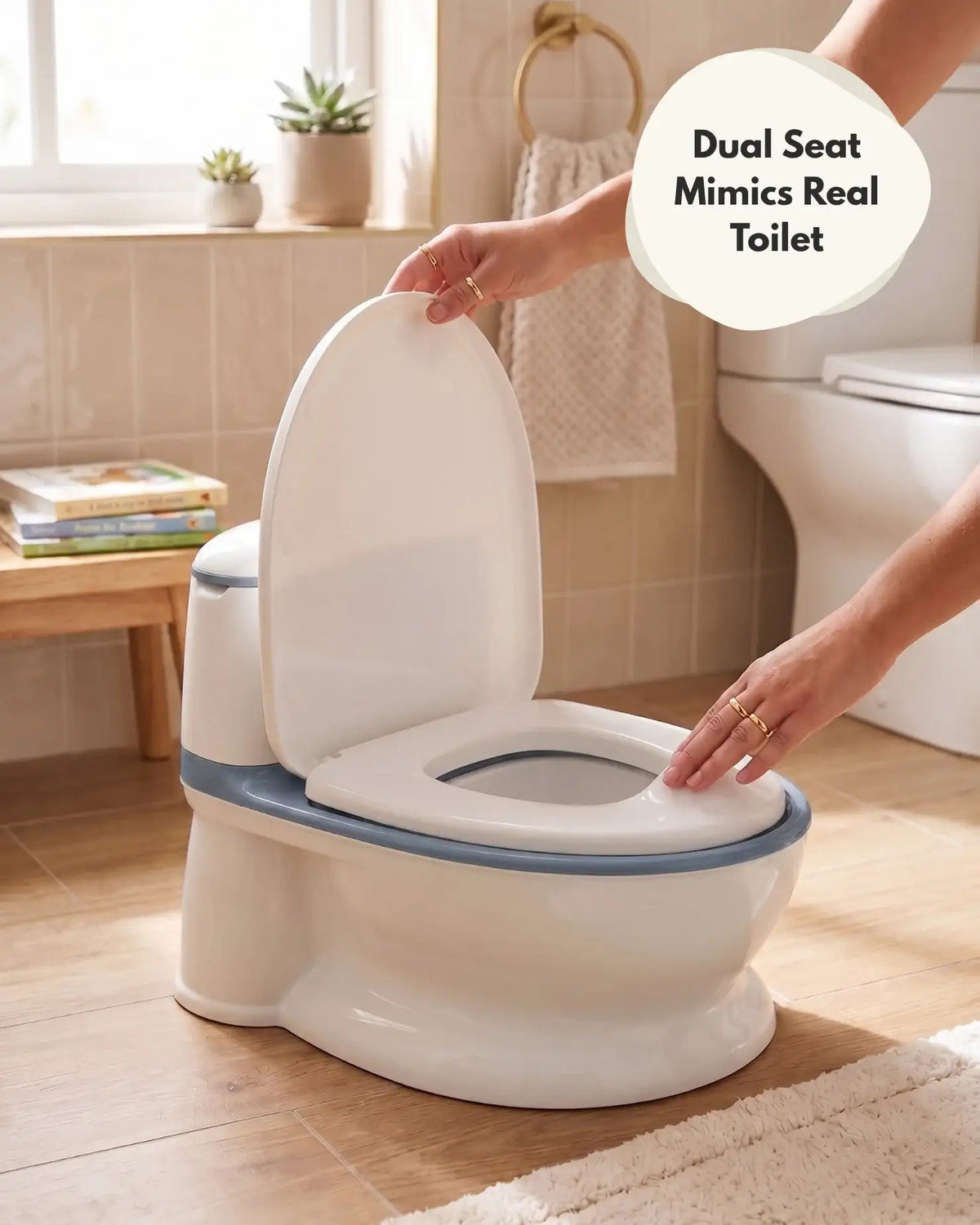 Pote Pals My First WC Potty - Blue