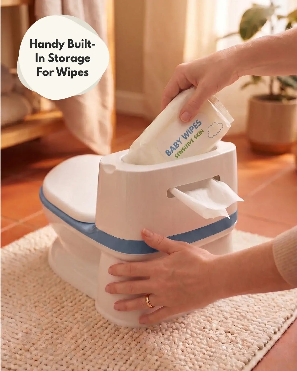 Pote Pals My First WC Potty - Blue