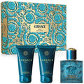 Versace Eros Gift Set 50ml EDP + 50ml Shower Gel + 50ml Aftershave Balm
