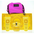 Versace Yellow Diamond Gift Set 90ml EDT + 100ml Body Lotion + 100ml Shower Gel + Pouch