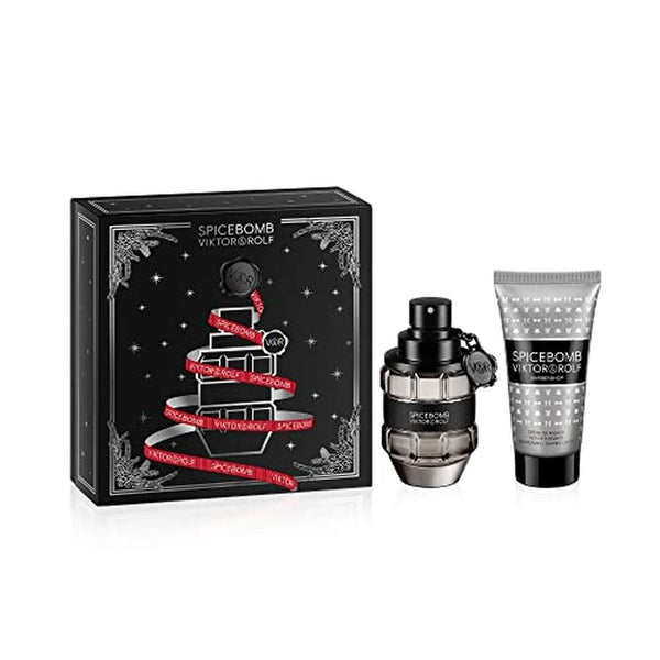 Viktor & Rolf Spicebomb Christmas Gift Set 50ml EDT + 50ml Shaving Cream