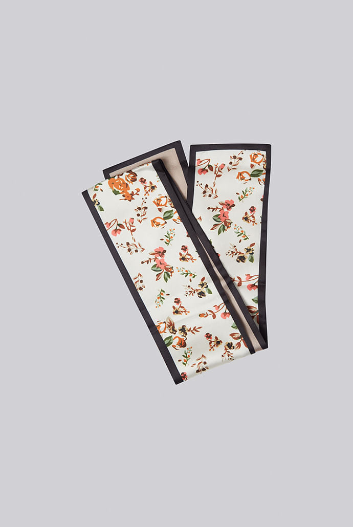 Louche Virginia Floral Narrow Scarf