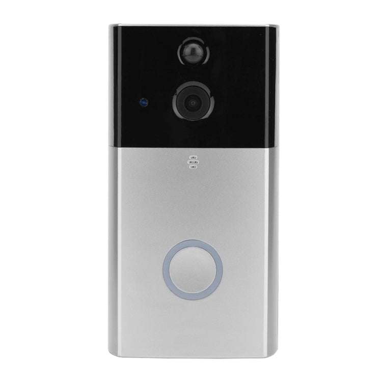 VESAFE HD 720P WiFi Video Doorbell with Intercom, TF Card Support, , Motion Detection, and App for iOS/Android (Includes Ding Dong/Chime) (Silver)