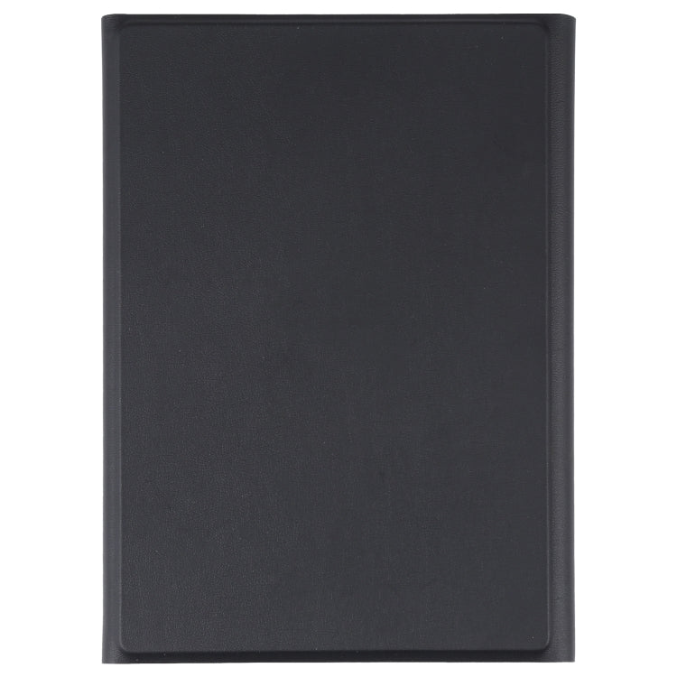 A06S Detachable Lambskin Texture Ultra-thin TPU Backlight Bluetooth Keyboard Leather Tablet Case with Stand For iPad mini 6 (Black)