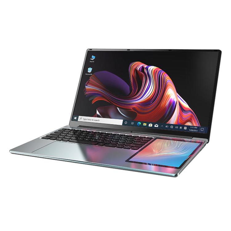 UNIWA ULAP Q15ZR Laptop, 16GB+512GB, 15.6 inch and 7 inch Dual Display Windows 11 Intel Alder Lake N100 Octa Core, AU Plug