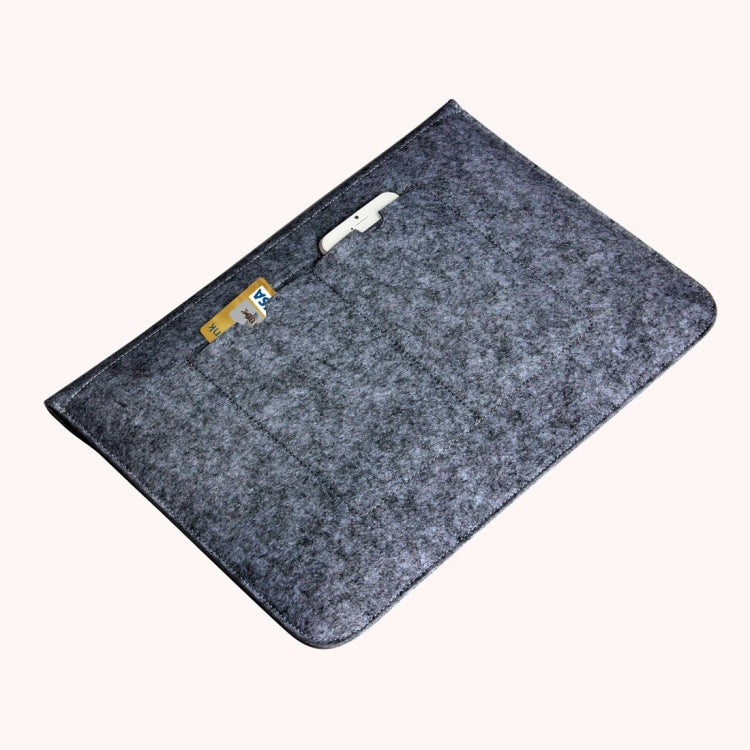 13 Inch Inner Package Phone & Tablet Case Felt Bag for iPhone 7 Plus /  iPhone 7 / 13.3 Inch MacBook Air /  Macbook Retina 13.3 inch(Black)