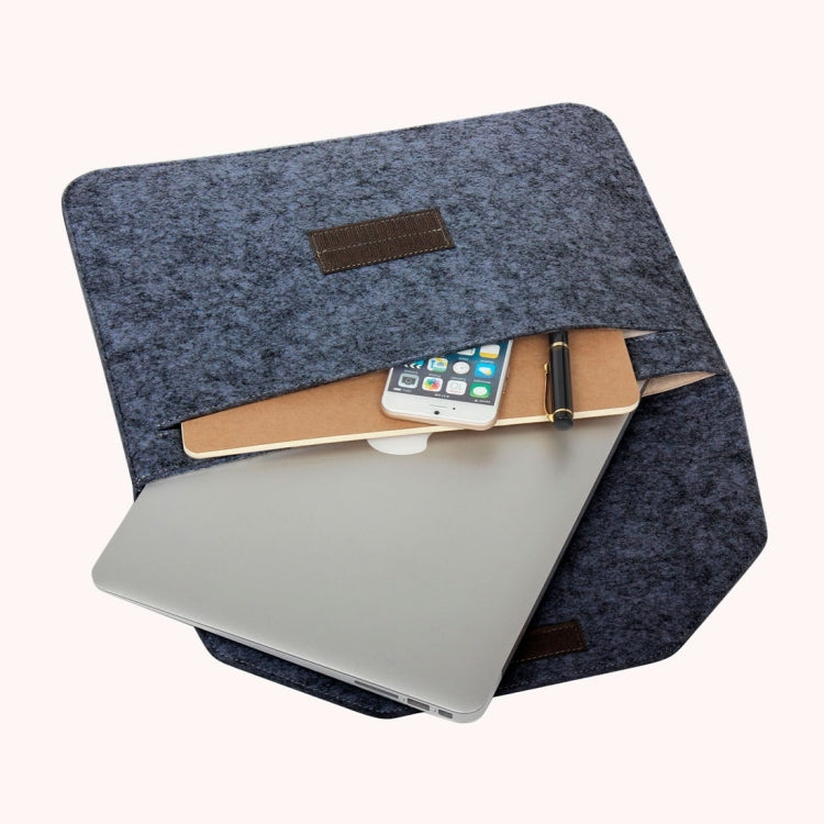13 Inch Inner Package Phone & Tablet Case Felt Bag for iPhone 7 Plus /  iPhone 7 / 13.3 Inch MacBook Air /  Macbook Retina 13.3 inch(Black)