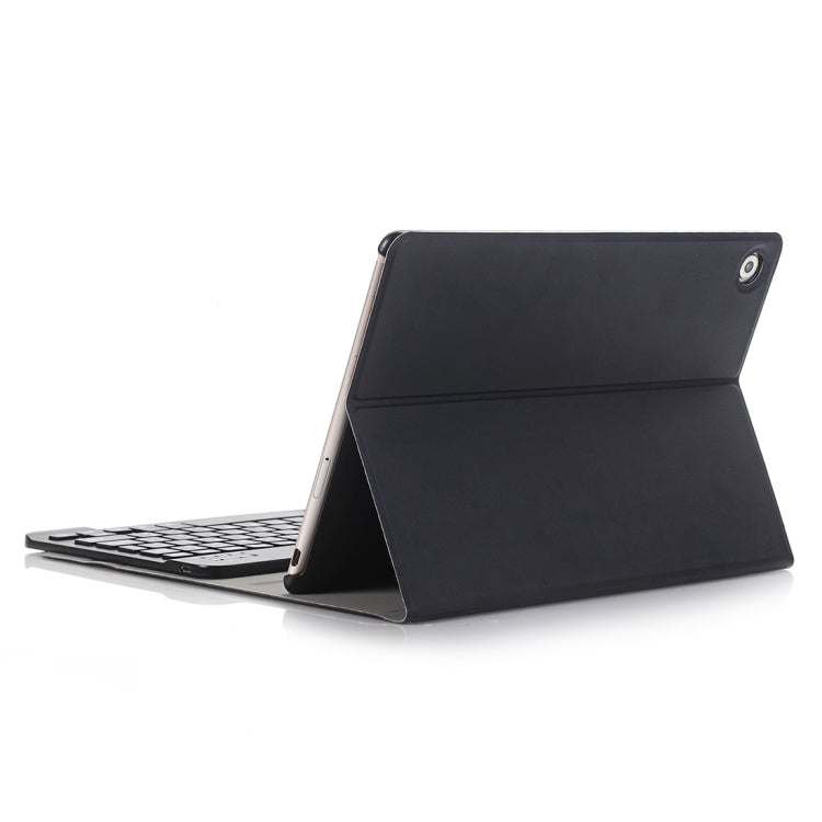 Detachable Bluetooth Keyboard Ultrathin Horizontal Flip Leather Tablet Case for Huawei MediaPad M5 10.8 inch, with Holder(Black)