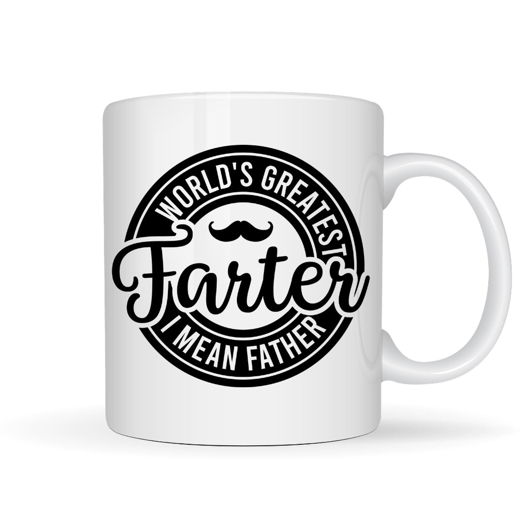 World's Greatest Farter I Mean Father Mug Gift | Dad Father's Day Gift