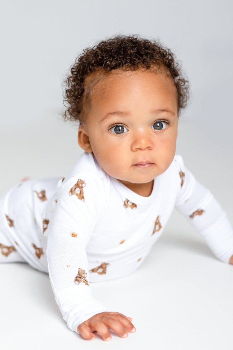 Bear Bamboo Two-Piece Set Long Sleeve Pyjamas