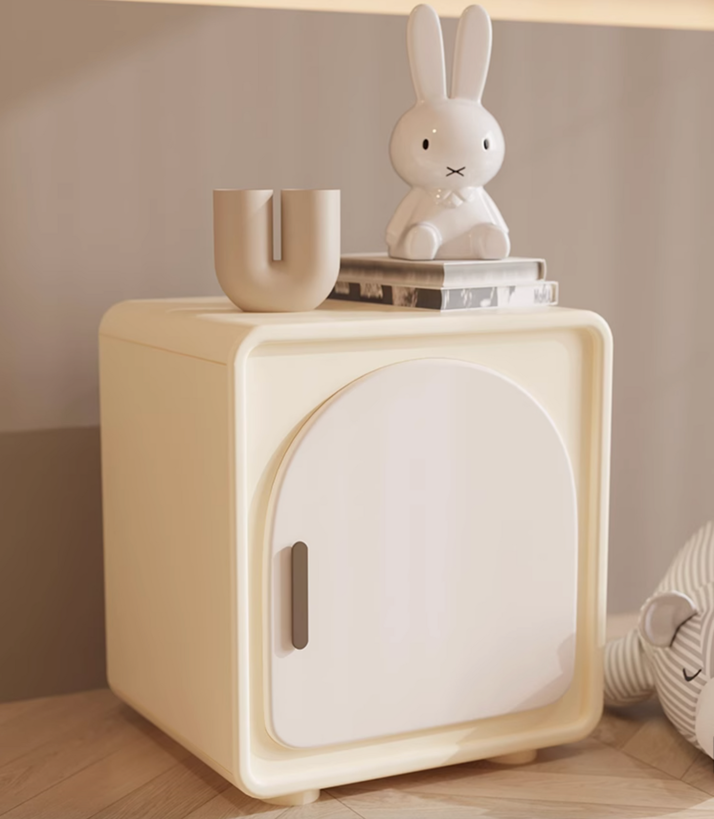 Sunset Serenade Bedside Table, White