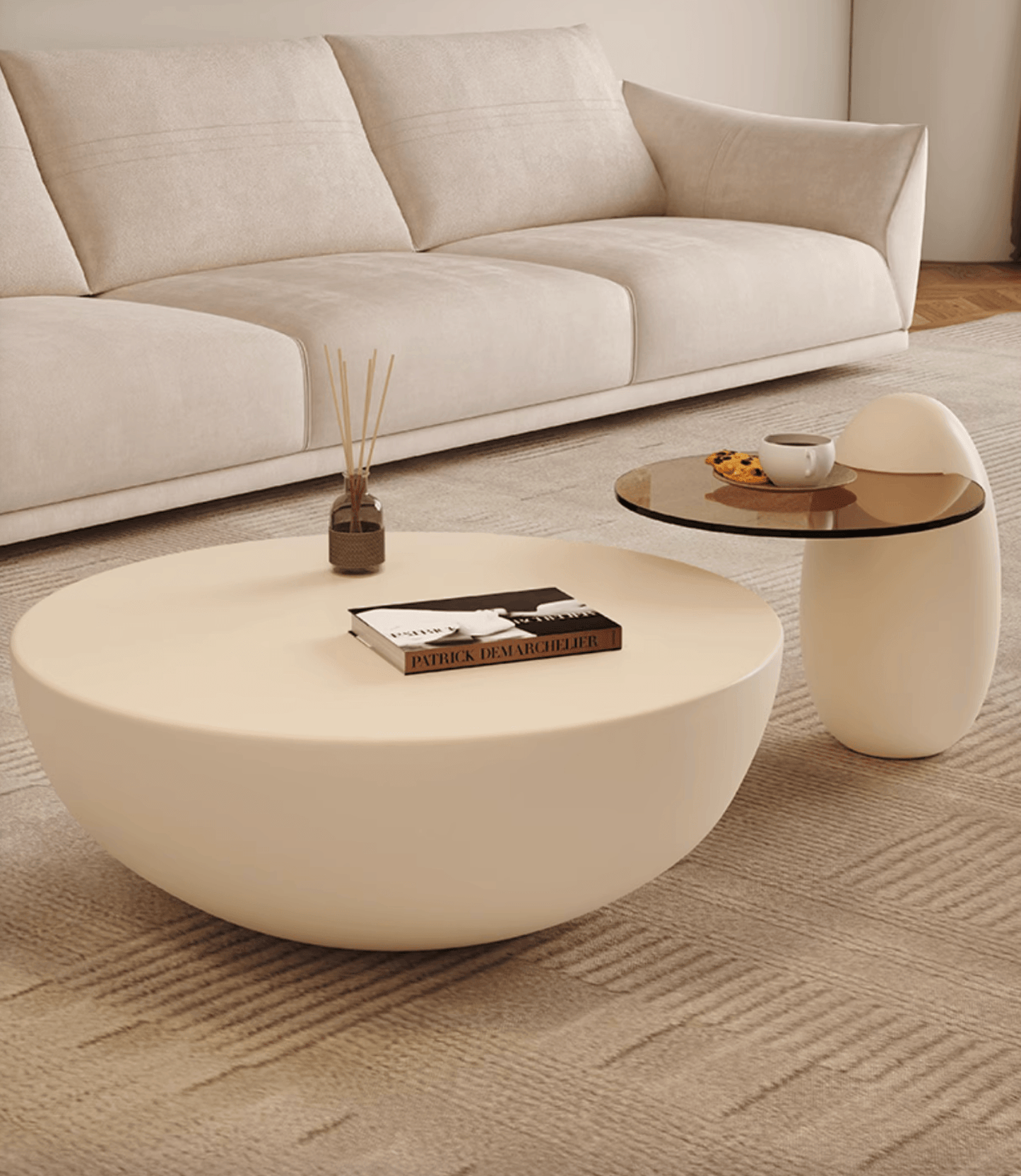 Oliver Nesting Coffee Table, White