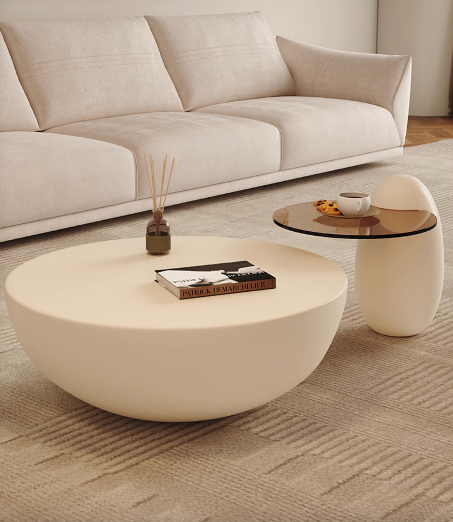 Oliver Nesting Coffee Table, White