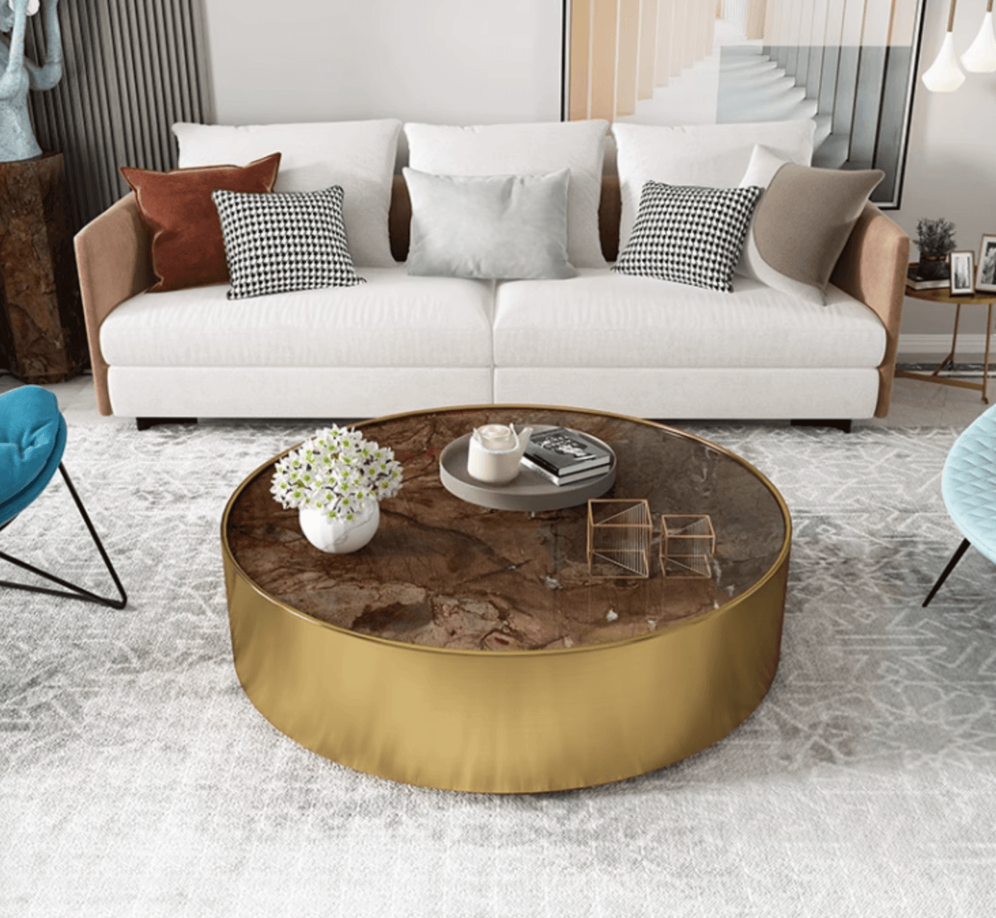 Mason Marble Coffee Table Set