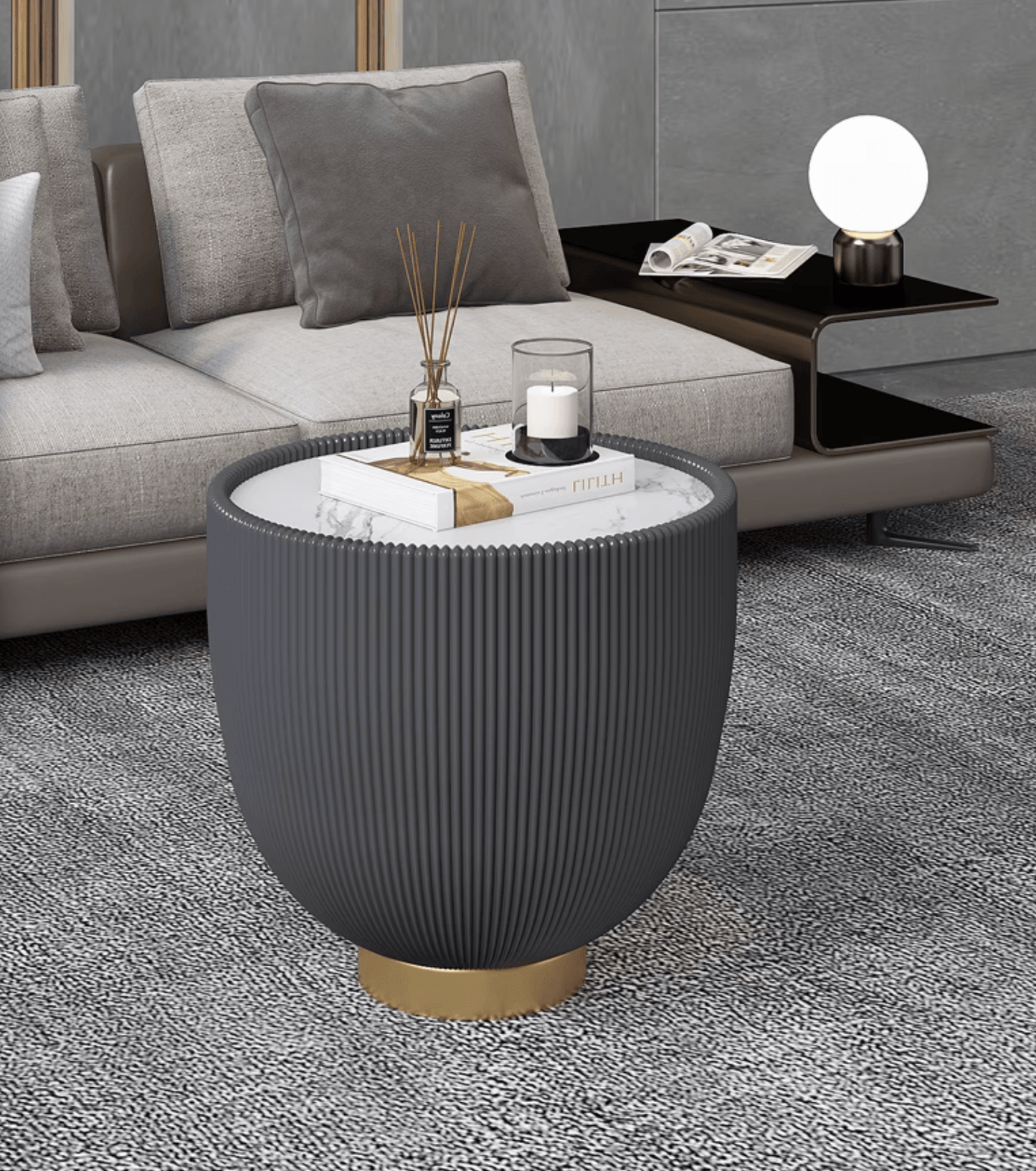 Theo Coffee Table Set, Black