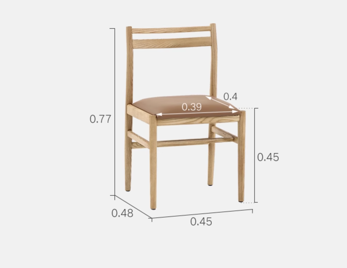Classic Itao Dining Chair, Oak